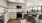 kitchen with stainless steel appliances, a table and chairs